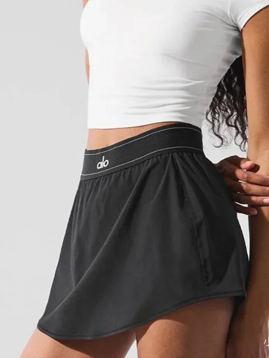 🏃‍♀️Alo Yoga Match Point Tennis Skirt🖤Brand New, Sporty Style