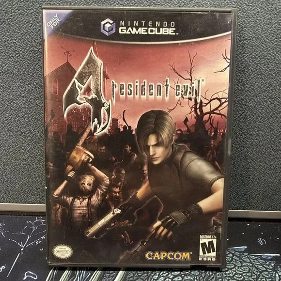 Resident Evil 4 Nintendo GameCube Complete CIB - TESTED - AUTHENTIC -