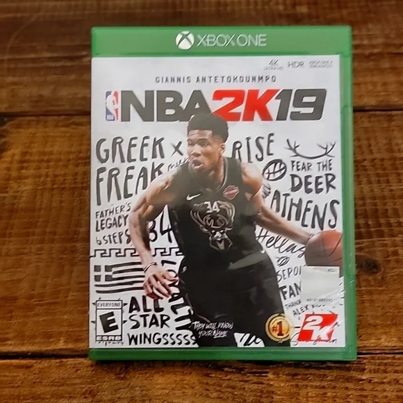 XBOX ONE - NBA 2K19 video game DVD‎ & case
