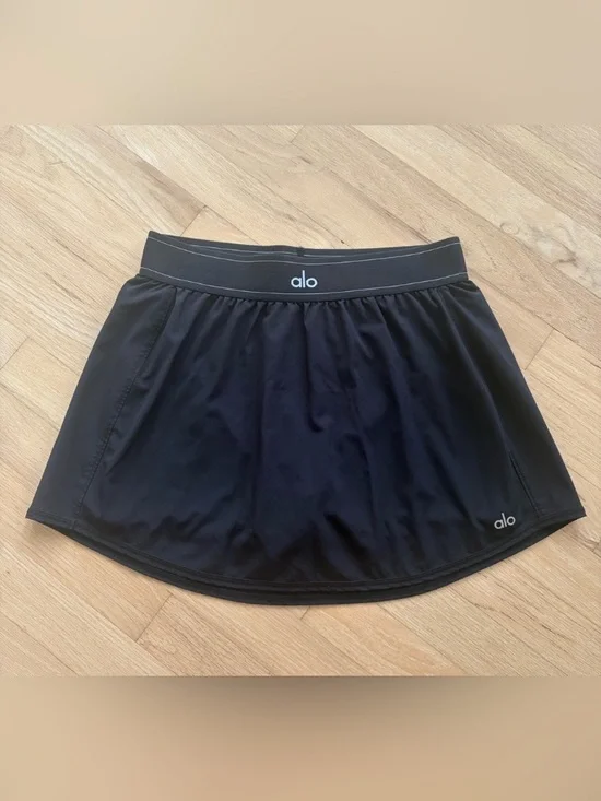 ALO Yoga Black Mini Skort