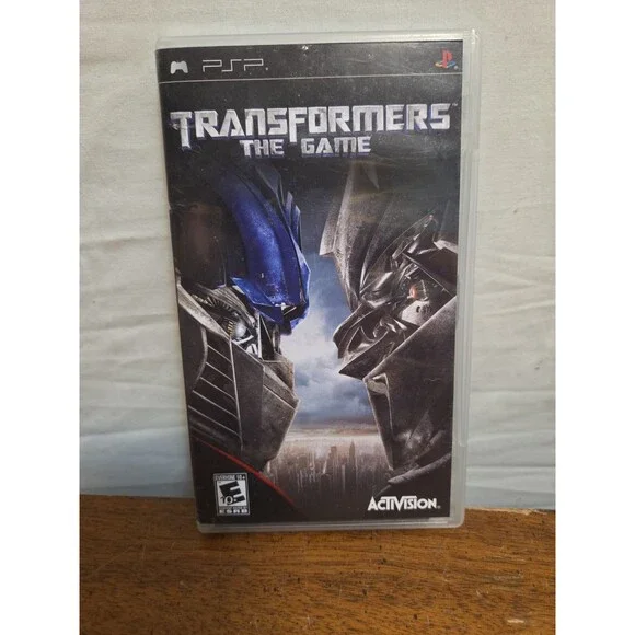 Transformers: The Game PlayStation Portable PSP Game Case & Manual Only No Game*