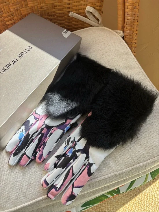 Giorgio Armani Lambskin Gloves