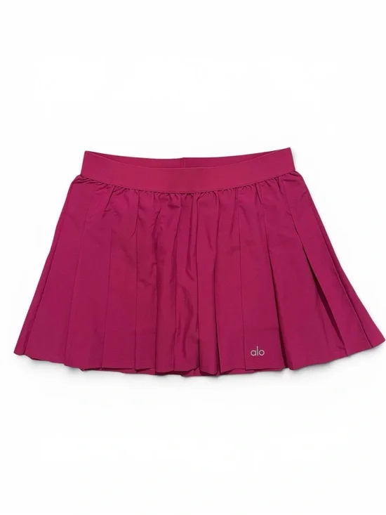 Alo Yoga Rare color💕 Varsity Tennis Skirt - Magenta Crush