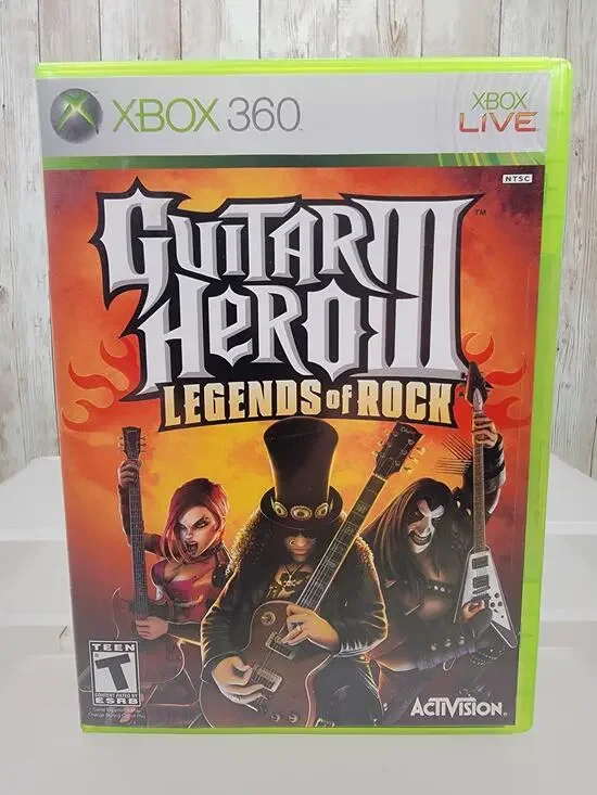 Guitar Hero 3 III: Legends Of Rock (Xbox 360) Complete CIB