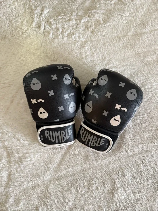 Black Rumble Boxing Gloves