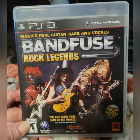 Sony Playstation 3 PS3 Bandfuse Rock Legends CIB Tested