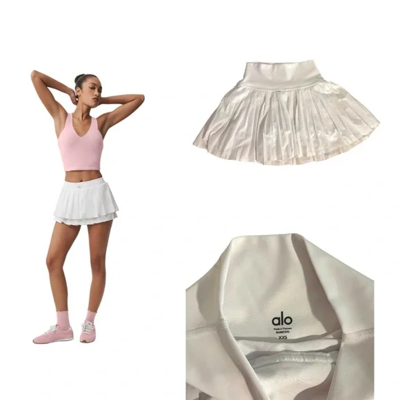 Alo Double Or Nothing Tennis Skirt