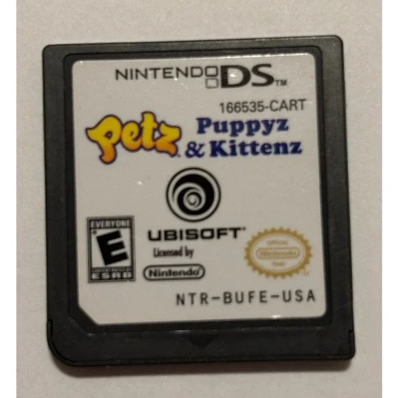 Petz: Puppyz & Kittenz DS‎ Game Cartridge - Tested/Works