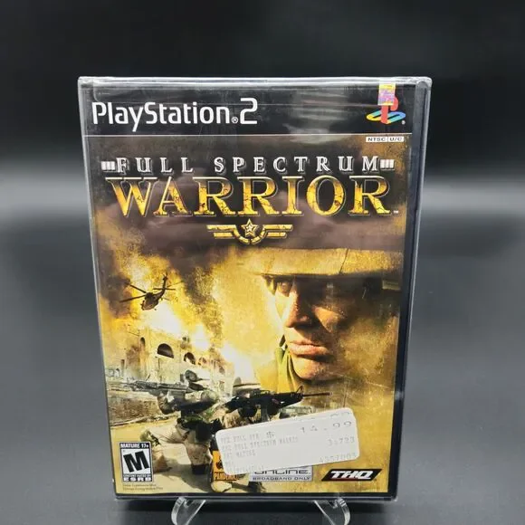 Full Spectrum Warrior Sony PlayStation 2 PS2 THX 2004 War Strategy Military