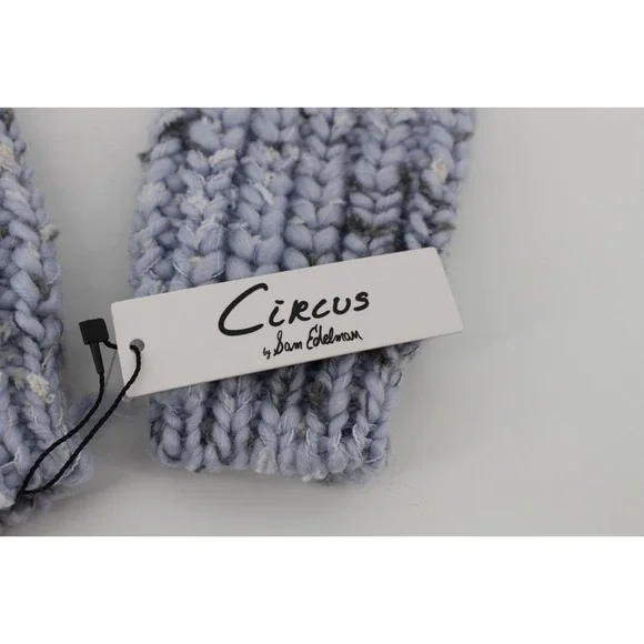 Circus by Sam Edelman Womens Light Blue Knit‎ Fingerless Gloves Mittens One Size