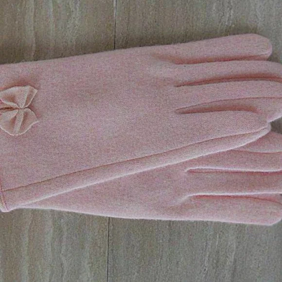Vintage Wrist Length Ladies Dress Gloves Opera Princess‎ Pink Small Tea Costume
