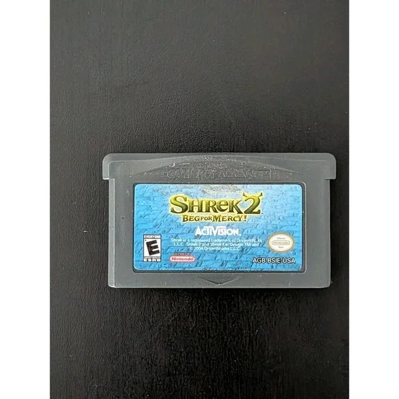 Shrek 2: Beg‎ for Mercy (Nintendo Game Boy Advance, 2004)  Video Game Cartridge