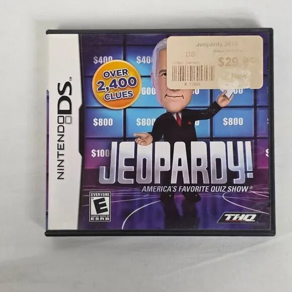 Jeopardy! Nintendo DS Game THQ 2010 Complete Alex Trebek