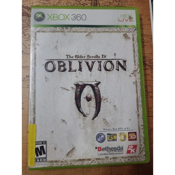 Bethesda Softworks The Elder Scrolls IV: Oblivion Xbox 360 w/ Case & Manual