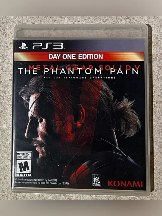 Metal Gear Solid V: The Phantom Pain Day One Edition PS3, 2015 CIB Complete Map