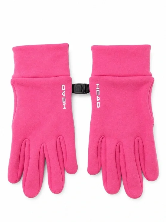 HEAD Pink Thermal Running Gloves Touchscreen Grip Women’s Size L/G