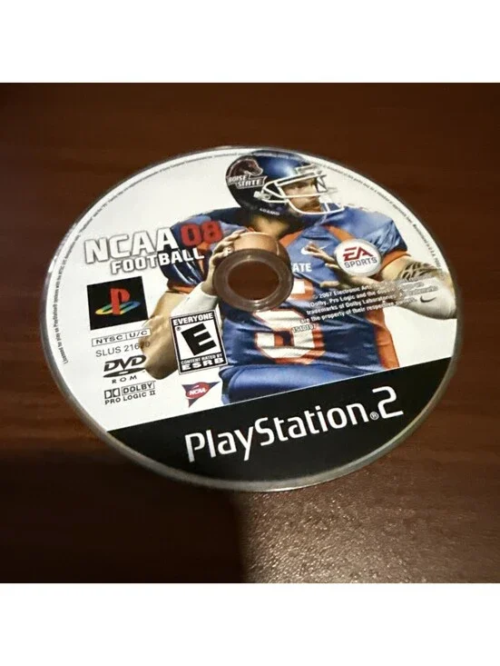 NCAA Football 08 (Sony PlayStation 2, 2007) DISC ONLY