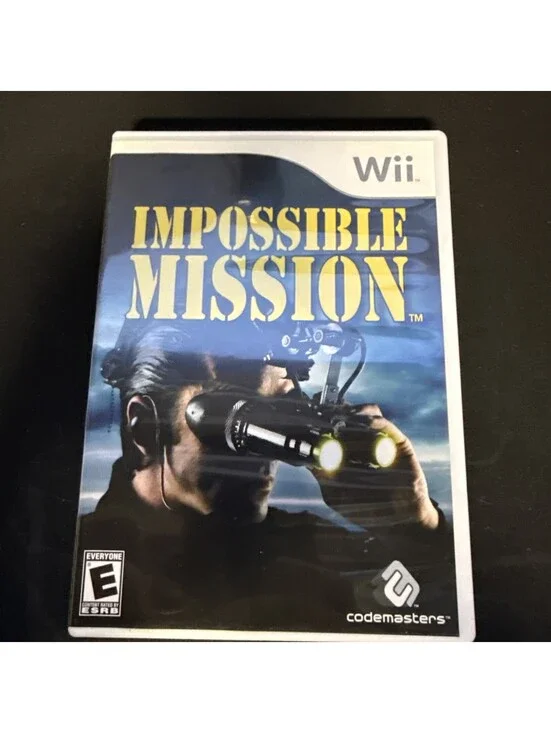 Impossible Mission Nintendo Wii Game COMPLETE w/ MANUAL TESTED! Clean Disc