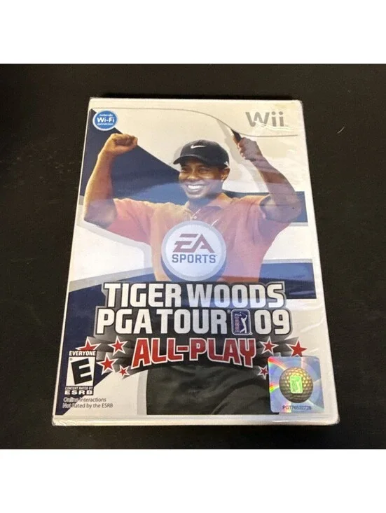 Tiger Woods PGA 09 All Play-(Nintendo Wii)-Brand New/Sealed.