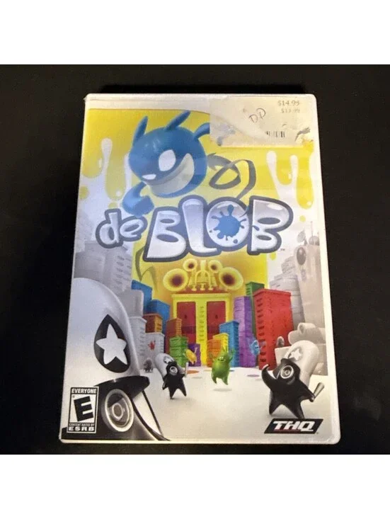 De Blob Nintendo Wii Video Game 2008 No Booklet