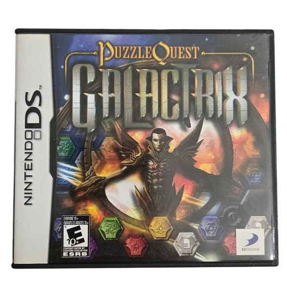Puzzle‎ Quest Galactrix Nintendo DS 2009 CIB Complete With Manual D3 Publisher