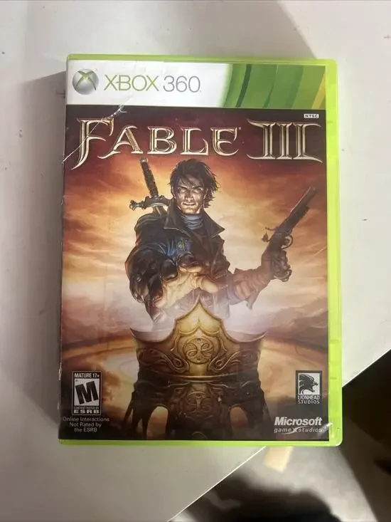 Fable 3 III (Microsoft Xbox 360, 2010) Complete With Manual