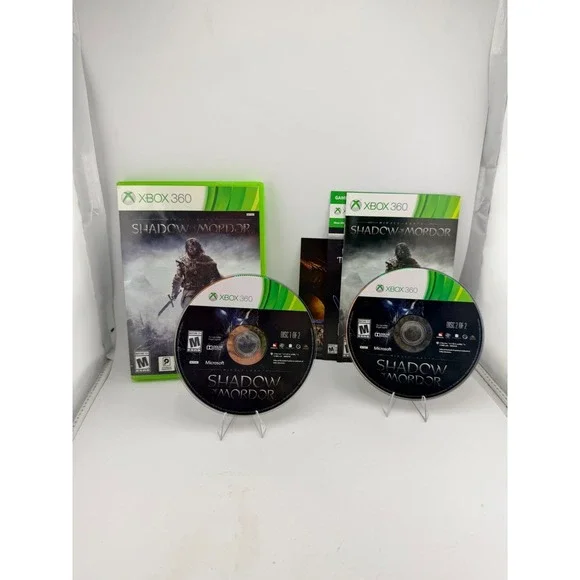 Middle-earth‎ Shadow of Mordor Xbox 360 2-Disc Set Complete with Manual NTSC