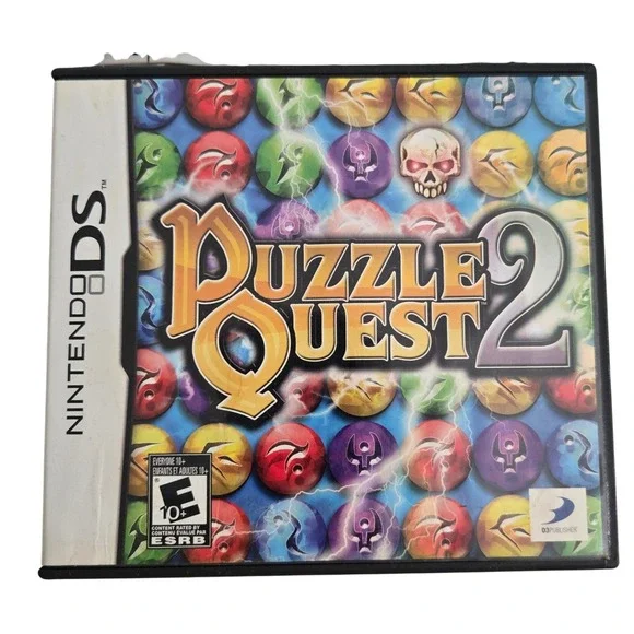 Puzzle‎ Quest 2 Nintendo DS 2010 CIB Complete With Manual D3 Publisher RPG