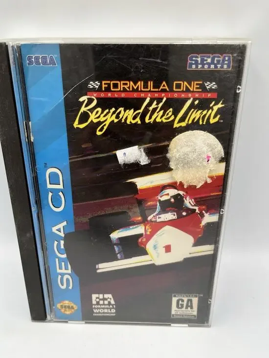 Formula One World Championship: Beyond the Limit (Sega CD, 1994) - CIB - Tested
