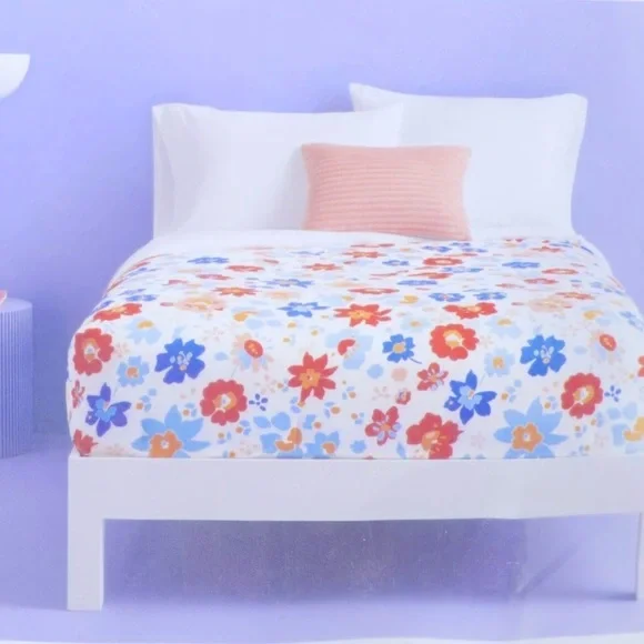 Floral Reversible Microfiber Comforter