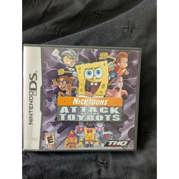 FREE SHIPPING Nicktoons: Attack of the Toybots ~ (Nintendo DS) VG CIB W/ MANUAL