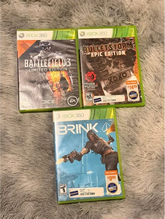 3 XBOX 360 games