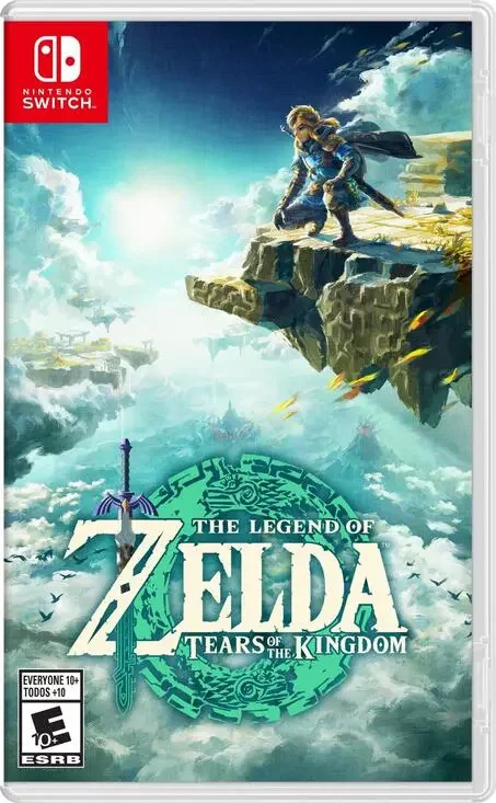 Legend of Zelda Tears of the Kingdom Nintendo Switch Complete CIB 2023 Game