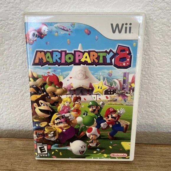 Mario Party 8 (Nintendo Wii, 2007) CIB Complete with Manual Tested Working