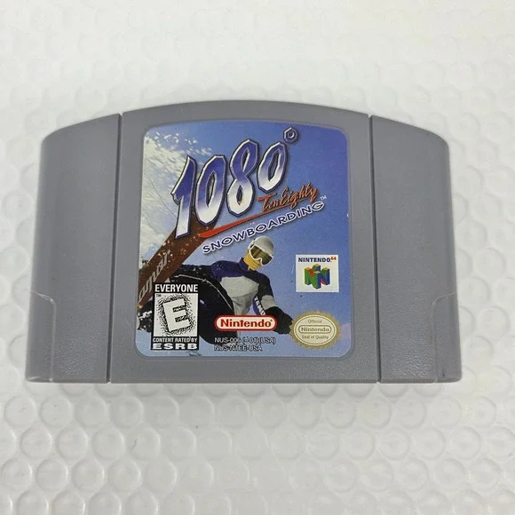1080 TenEighty Snowboarding Nintendo 64 N64 Video Game Cartridge NUS-006 Tested
