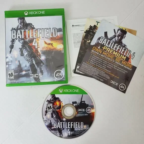 EA Games XBOX ONE BattleField 4 Rated Mature(M) Action Video Game Complete