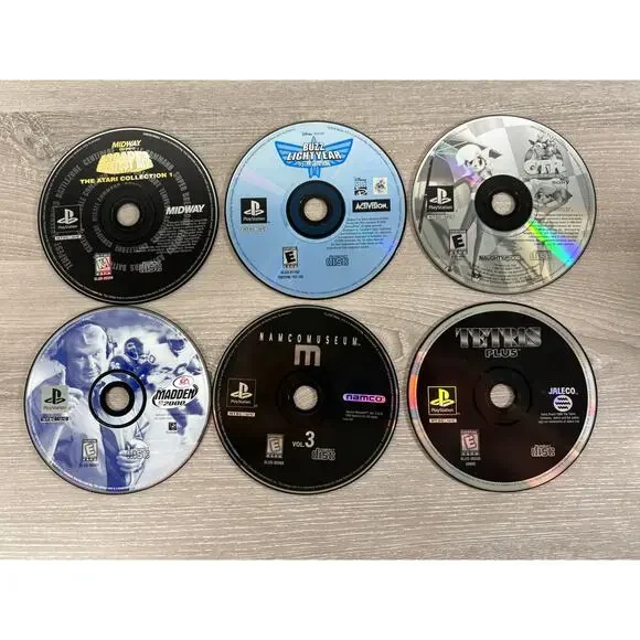 Lot of‎ 6 Sony PlayStation 1 PS1 Game Discs – CTR Crash Team Racing + More
