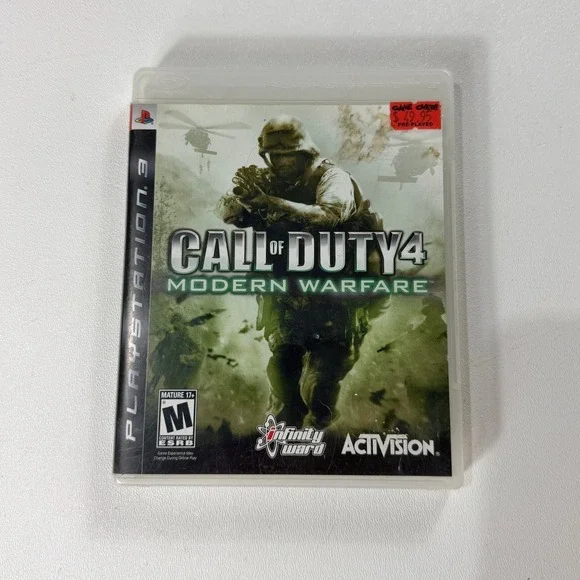Call of Duty 4 Modern Warfare Sony PlayStation 3‎ PS3 Activision 2007 CIB