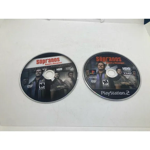 The Sopranos Road to Respect PS2 PlayStation 2 Limited Edition TESTED WORKING