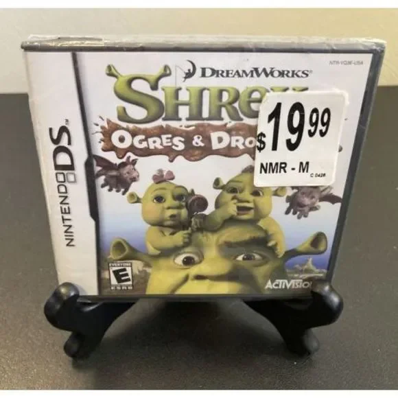 NEW Nintendo DS Shrek Ogres And Dronkeys Sealed Game Virtual Life For Young Kids