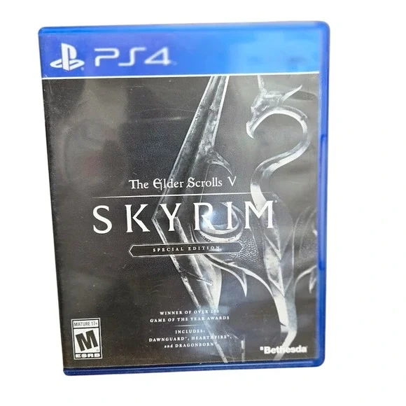The Elder Scrolls V Skyrim Special Edition PS4‎ Video Game Complete EUC