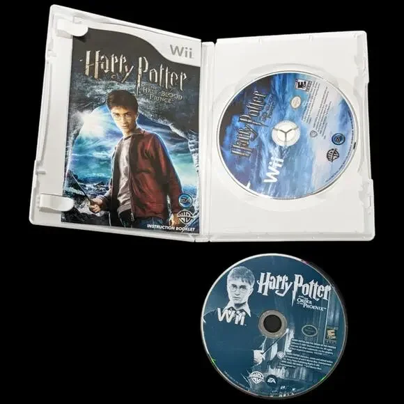 Nintendo Wii Harry Potter Games Half-Blood Prince and Order of Phoenix