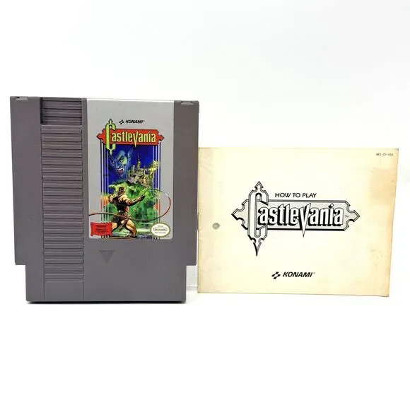 Castlevania Nintendo Entertainment System NES Game Cart With Manual Tested