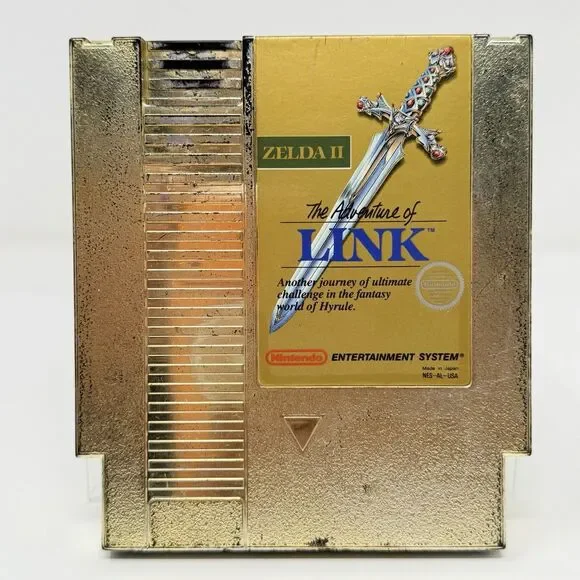 Zelda II Adventure of Link Nintendo Entertainment System NES Cart Only Tested