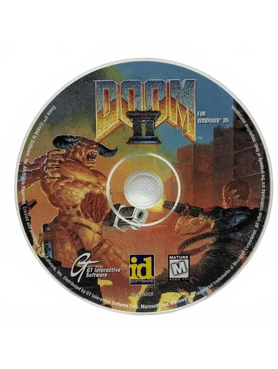 Doom II (1994) - PC CD-ROM Video Game ** Disc Only **