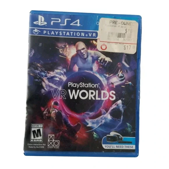 PlayStation VR Worlds (Sony PlayStation 4, 2016) PS4 / Pre-owned /‎ CD Perfect!