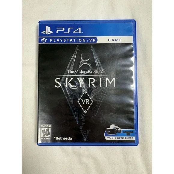 Skyrim VR - Sony PlayStation 4 PS4 Complete CIB Pristine Mint Condition Tested