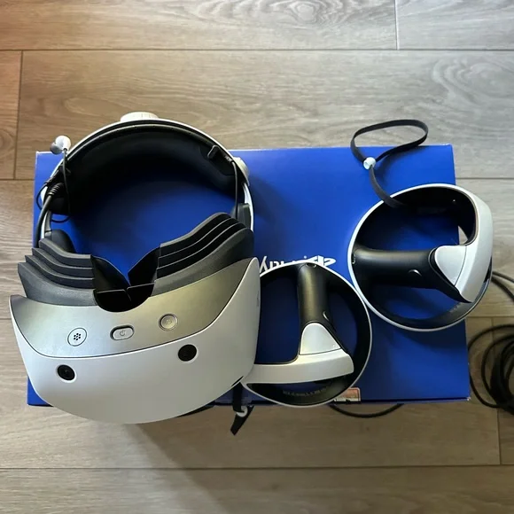 Sony VR 2 (latest edition)Headset with Controllers - Gray and Black
