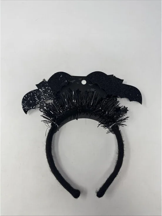 Black Halloween Bat Headband