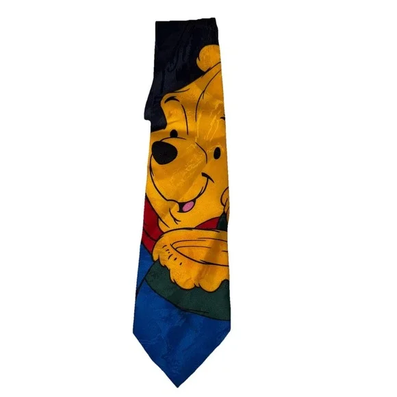 Vintage 90s Disney Winnie The Pooh‎ Theme Graphic Ties  Lot Of 2